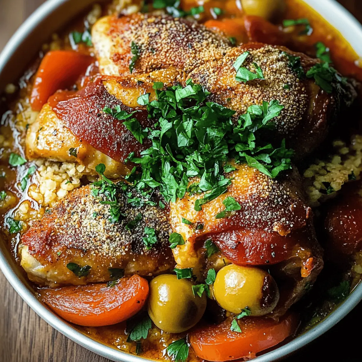 Moroccan Chicken Stew