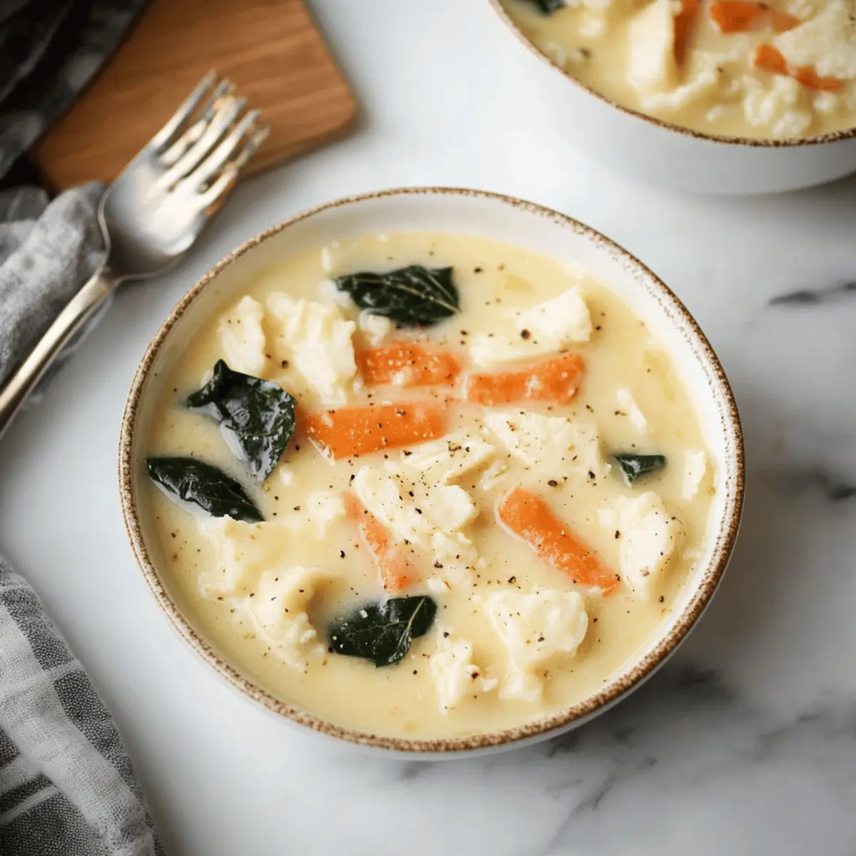 Creamy Turkey Orzo Soup