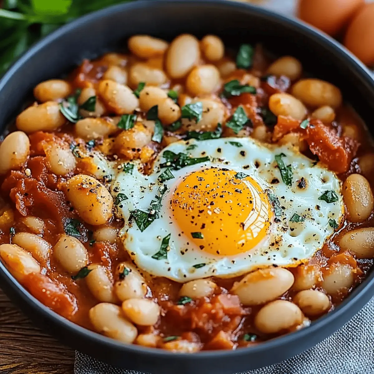 Spanish Beans & Eggs