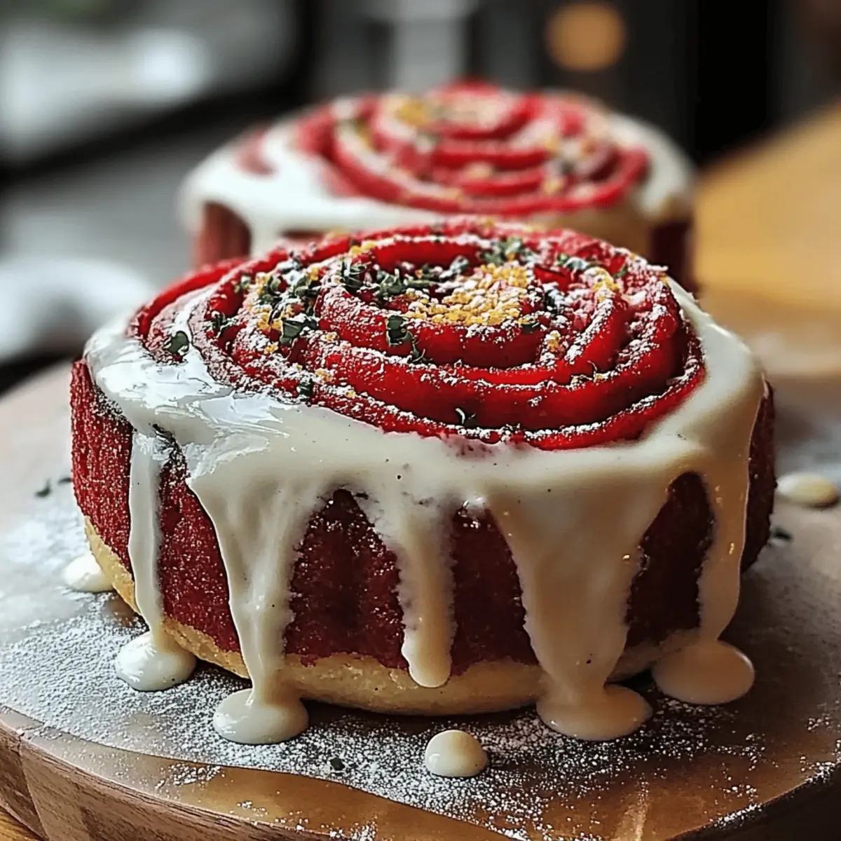 Red Velvet Cinnamon Rolls