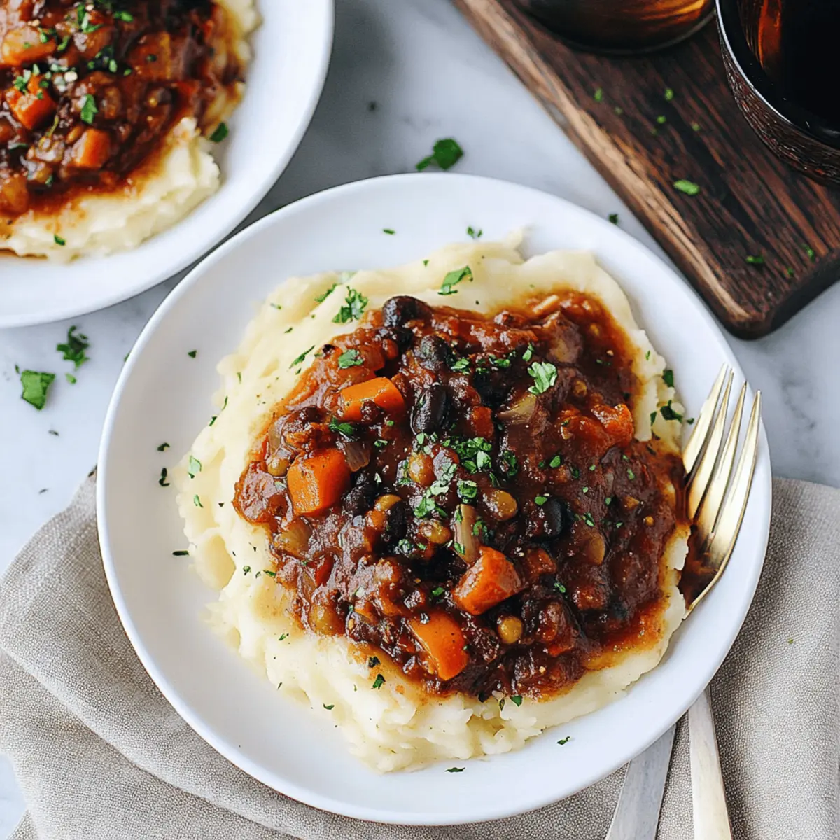 Vegan Mushroom Bourguignon