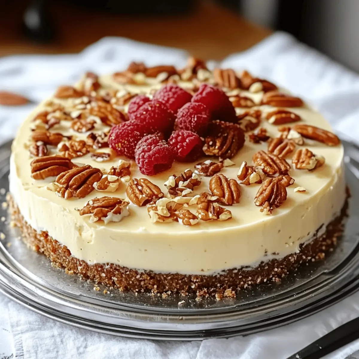 Browned Butter Pecan Cheesecake