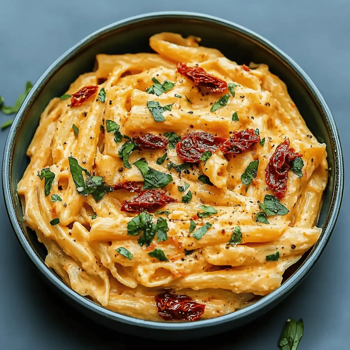 Creamy Sun-Dried Tomato Vegan Pasta