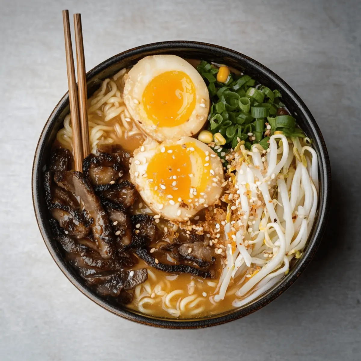Creamy Vegetarian Peanut Miso Ramen