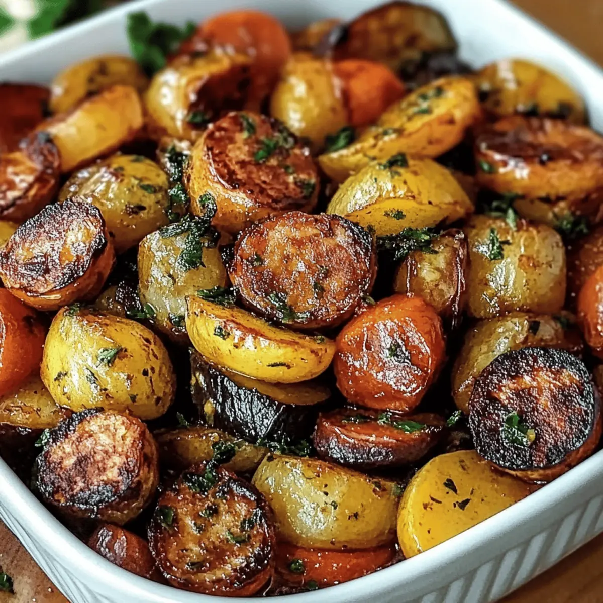 Sheet Pan Sausage & Veggies