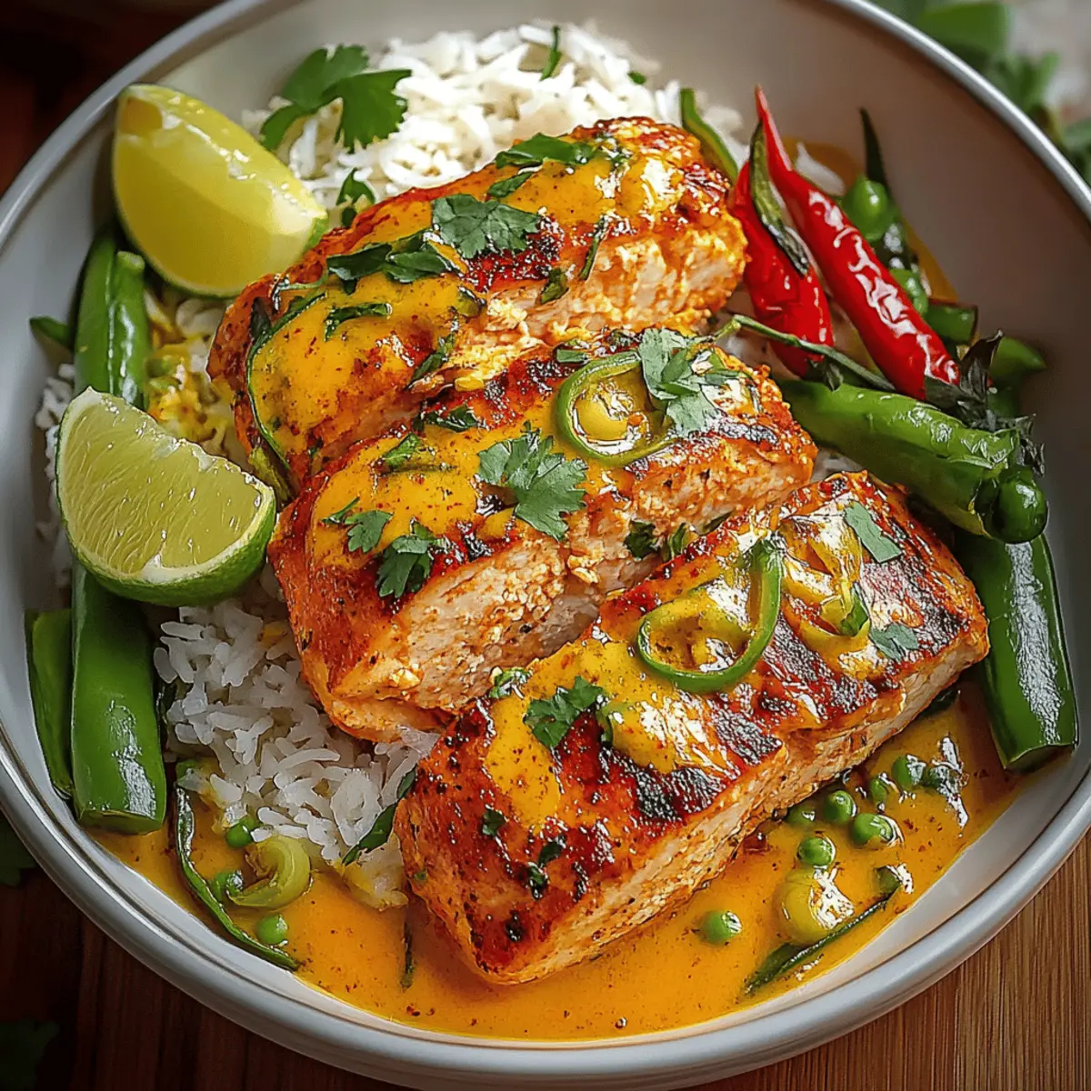 Coconut Curry Salmon
