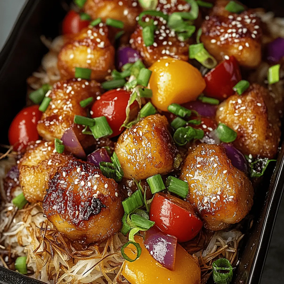 Sheet Pan Teriyaki Chicken and Pineapple