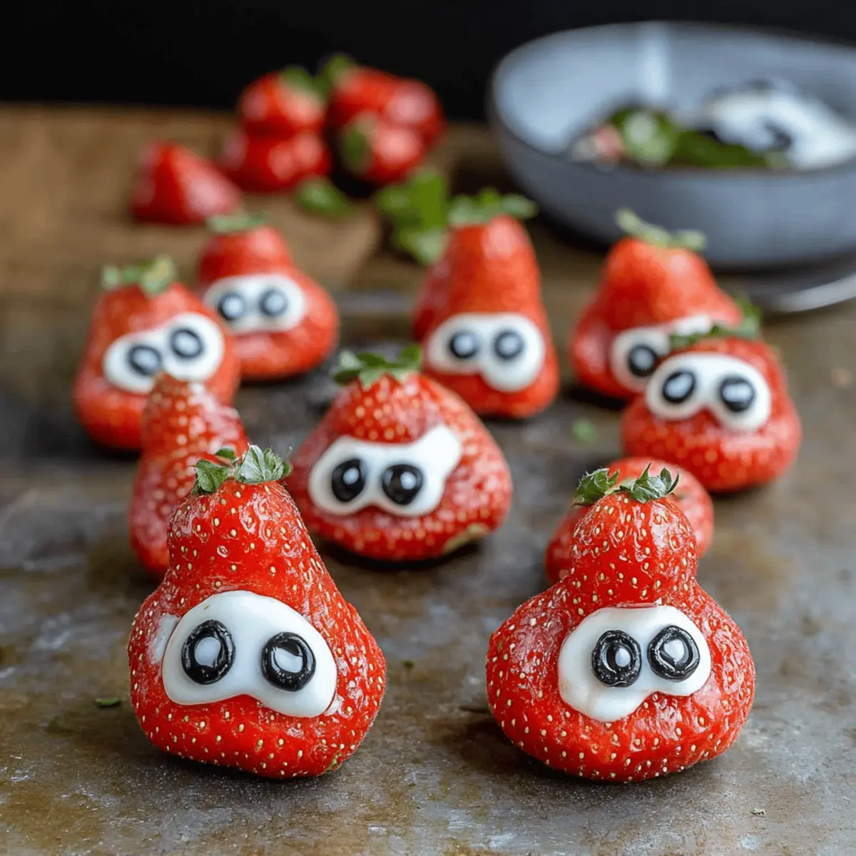 Strawberry Halloween Monsters