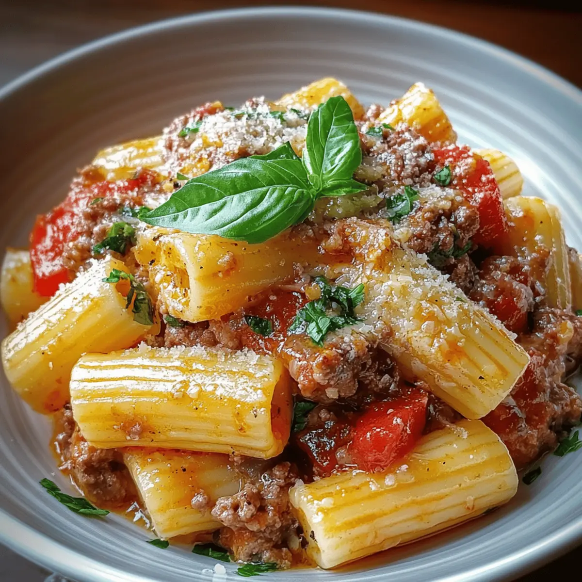 Creamy Italian Sausage Rigatoni