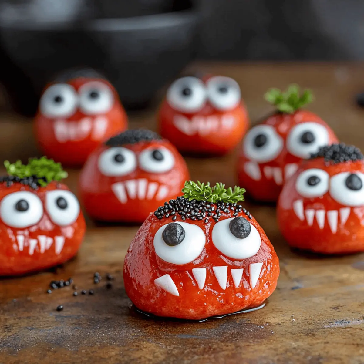 Strawberry Halloween Monsters