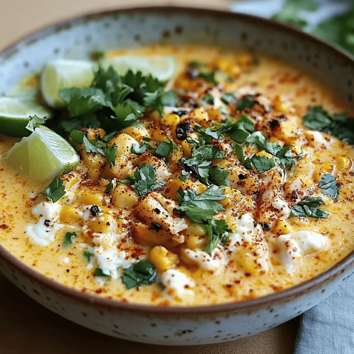 Mexican Street Corn Soup