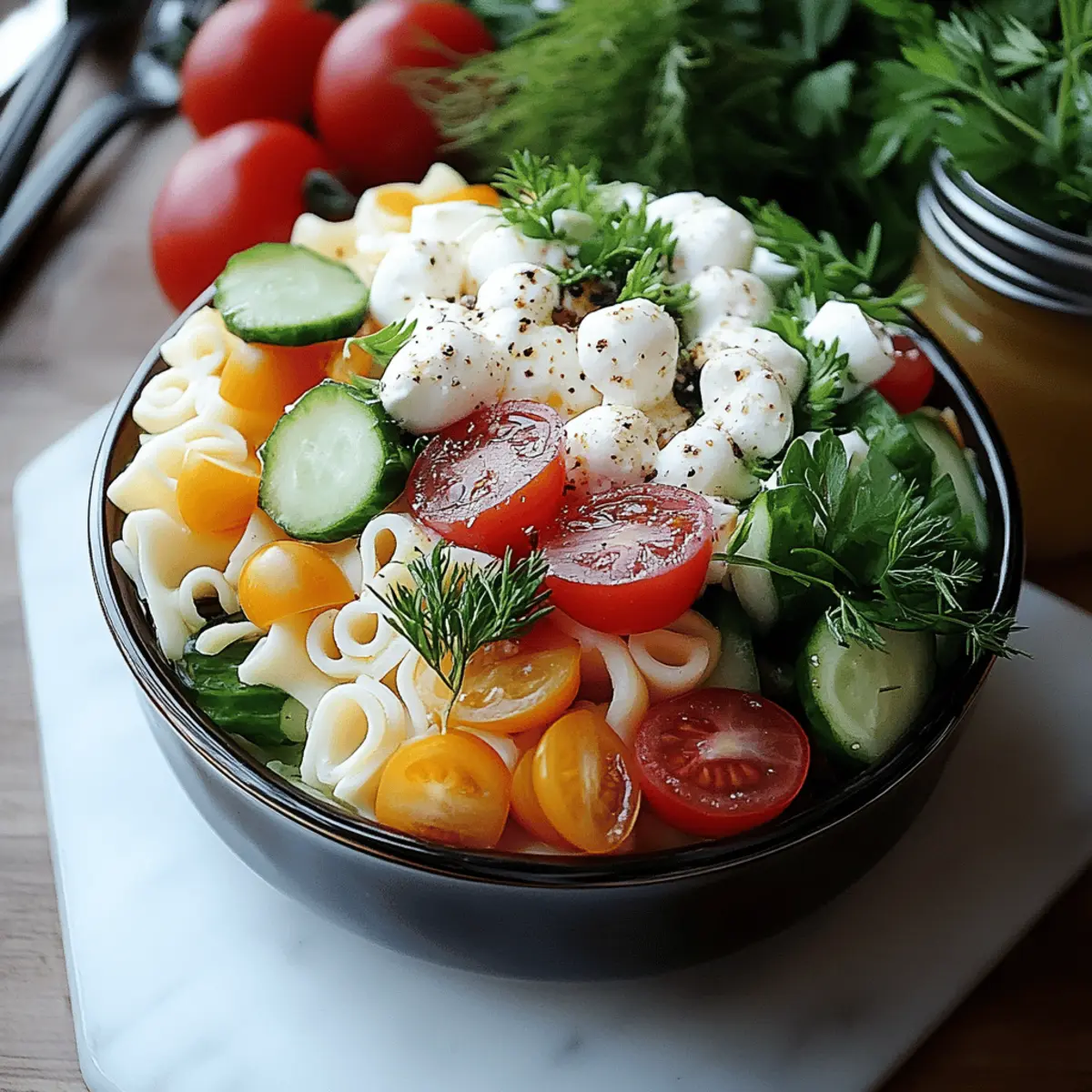 Layered Pasta Salad