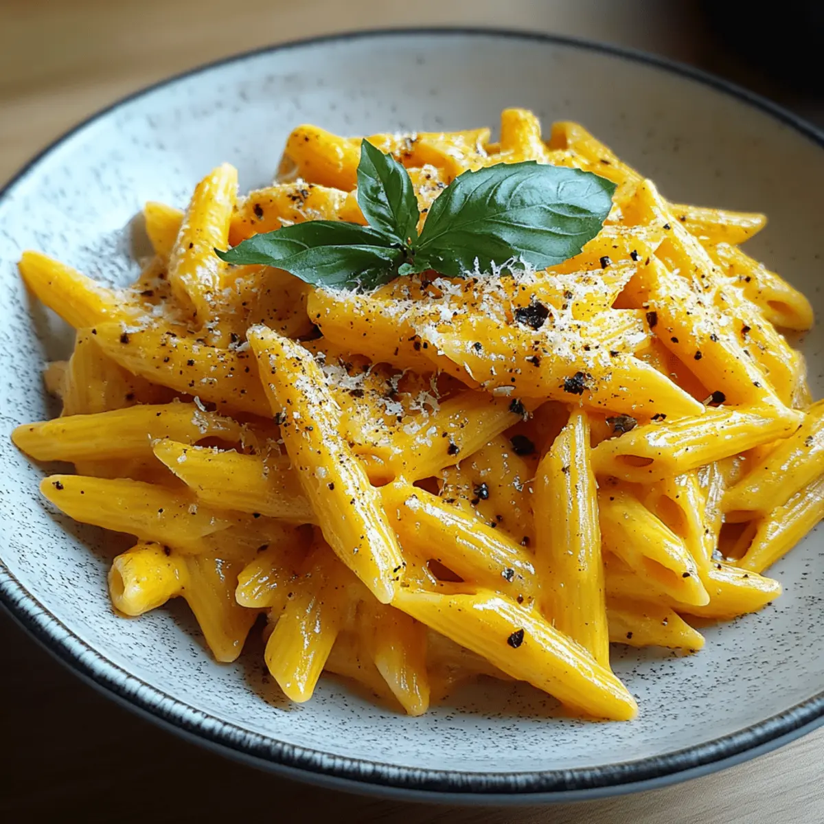 Cheesy Orange Pasta
