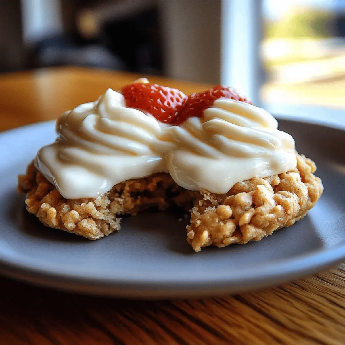 Soft Chewy Pumpkin Oatmeal Cookies Maple Frosting