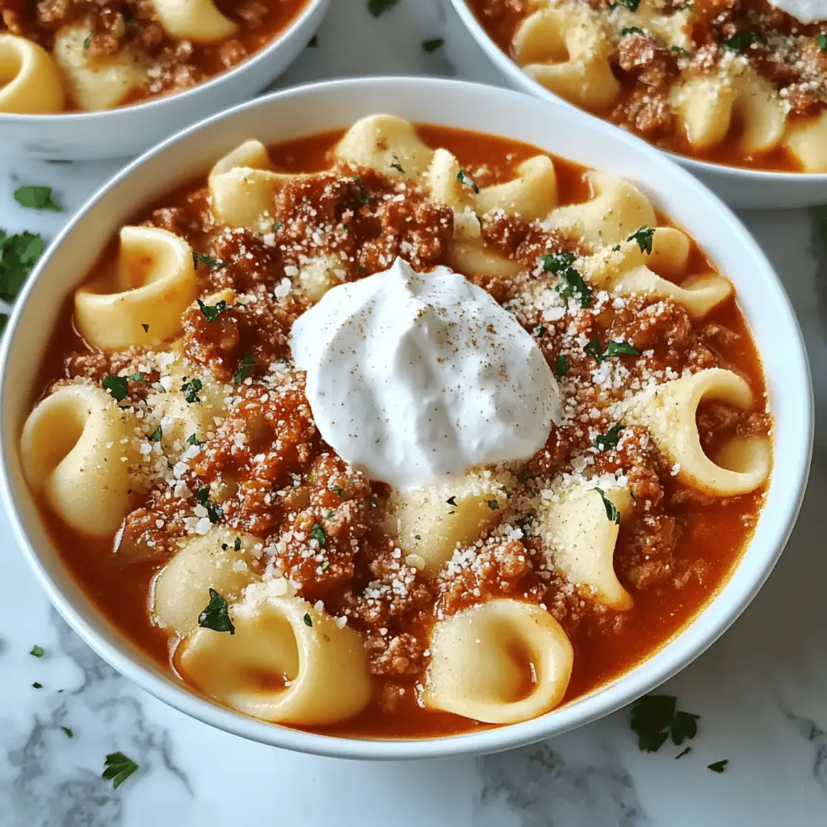 Slow Cooker Lasagna Soup