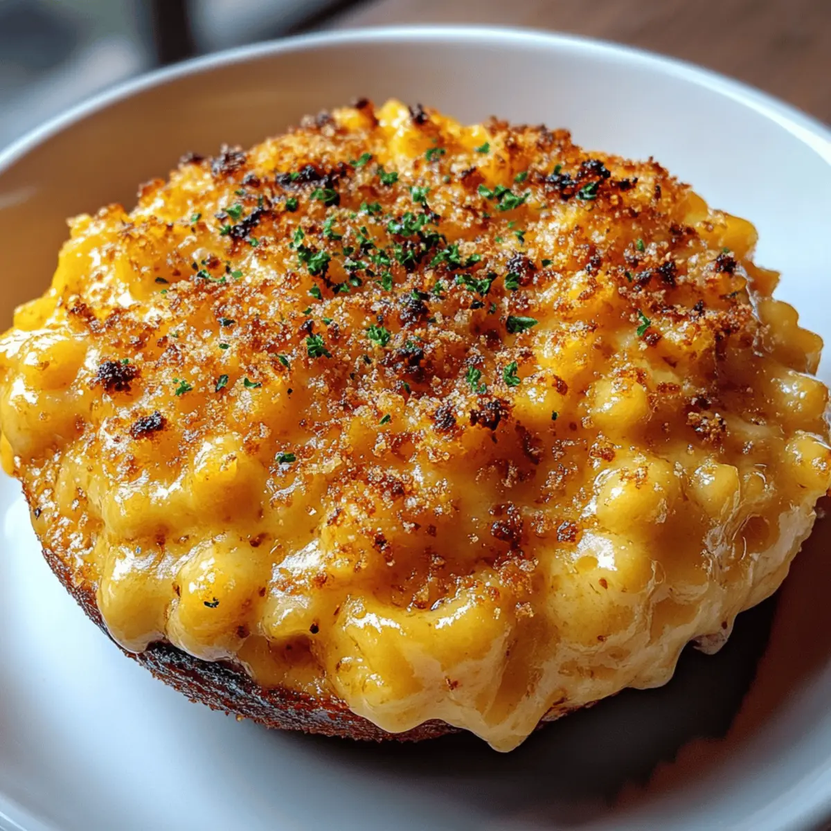 Creamy Baked Cheddar Mac-and-Cheese