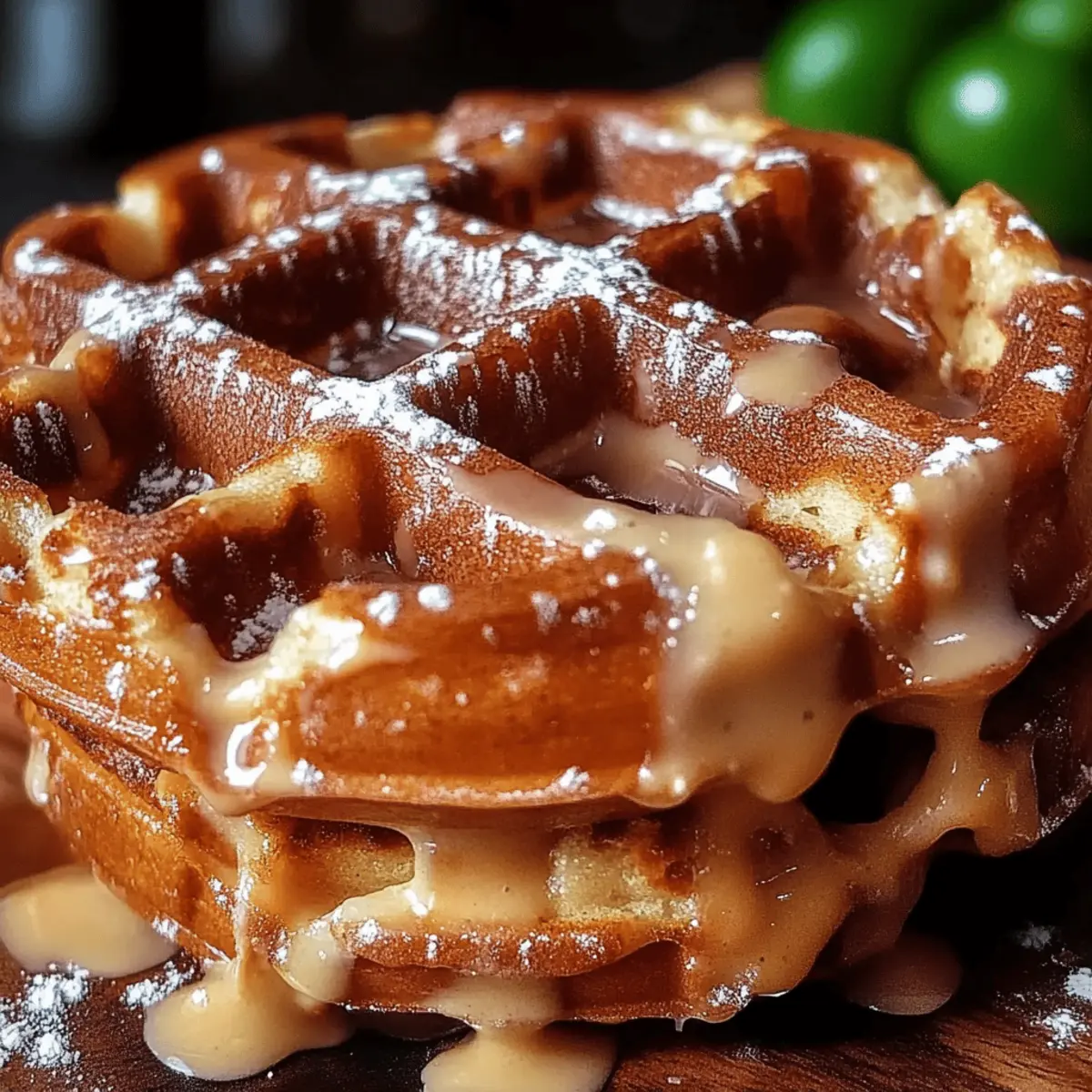 Apple Fritter Waffle Donuts