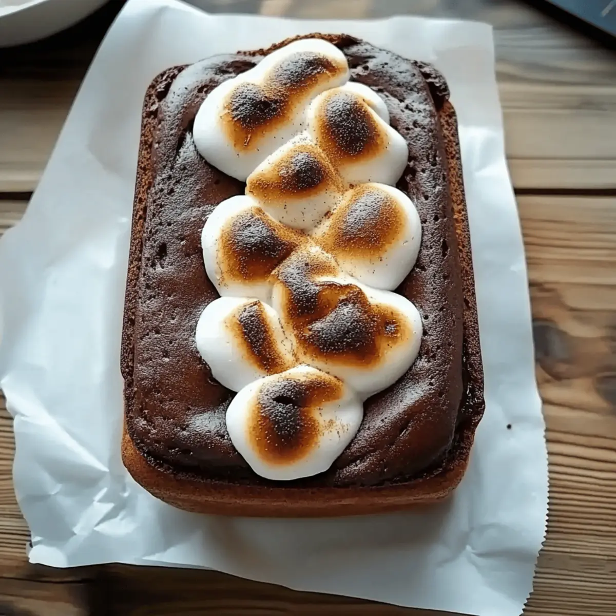 S’mores Loaf Cake