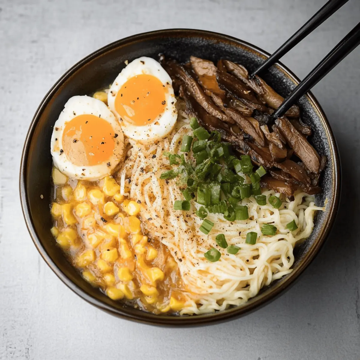 Creamy Vegetarian Peanut Miso Ramen