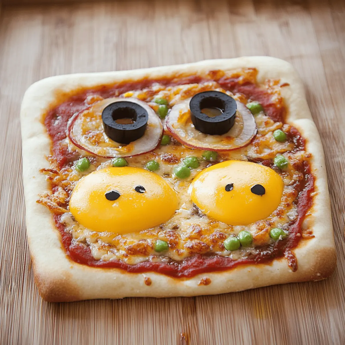 Monster Face Pizza