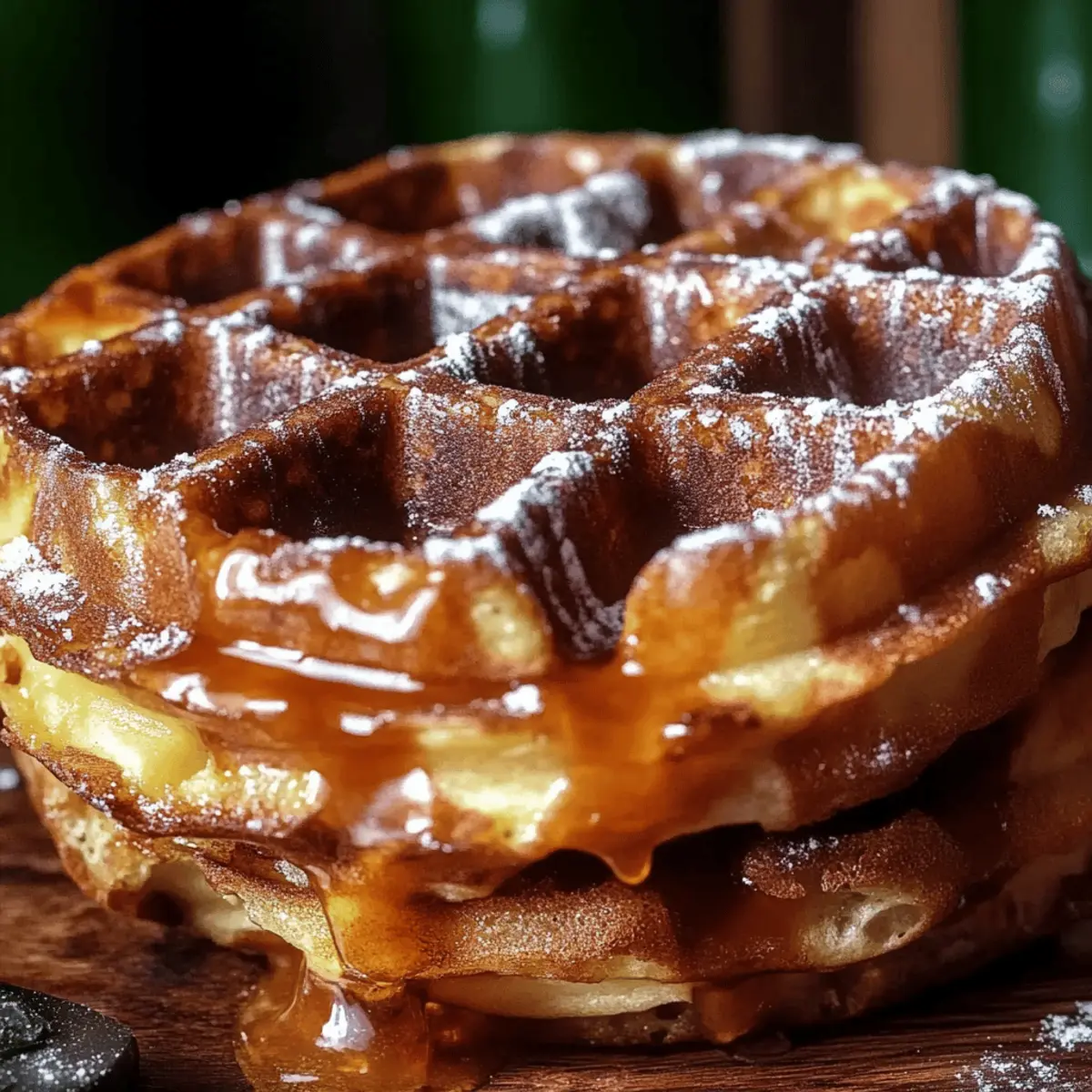 Apple Fritter Waffle Donuts