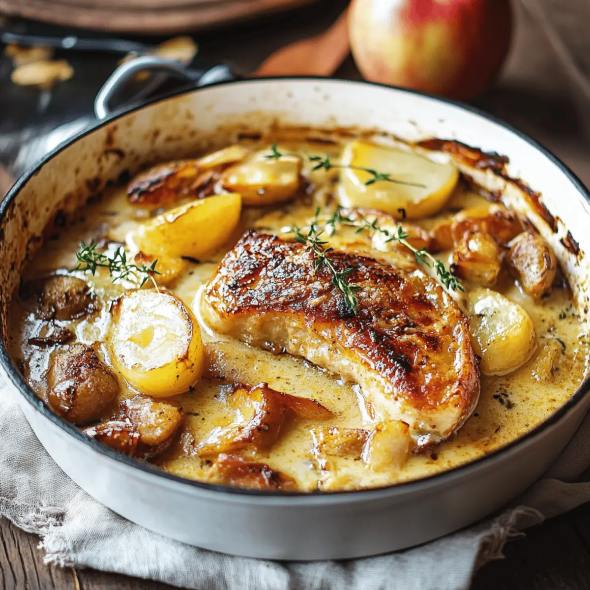 French Chicken Casserole a la Normande