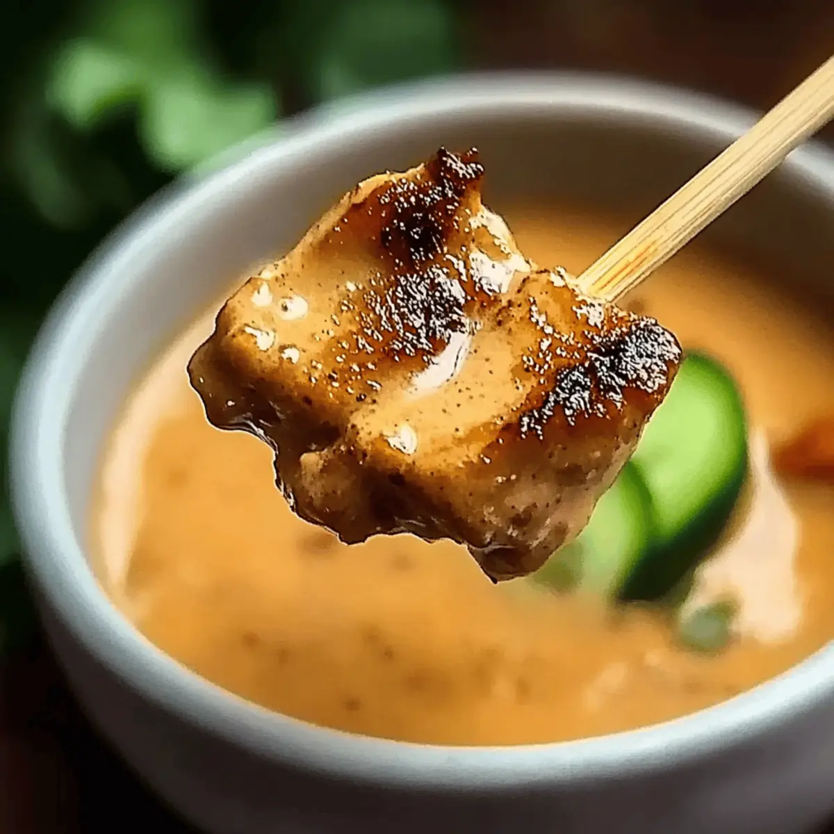 Thai Chicken Satay with Peanut Sauce