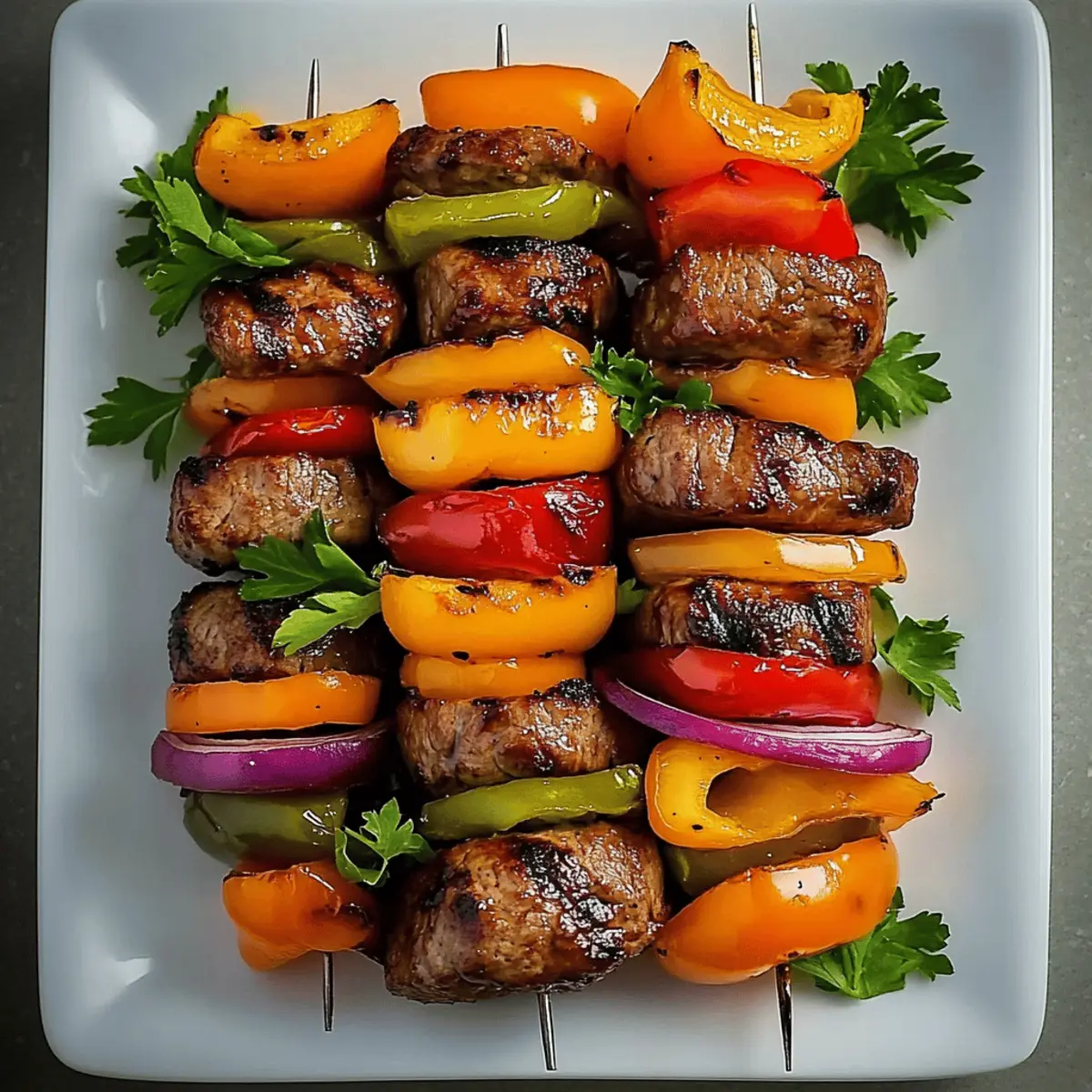 Fajita Steak Kabobs
