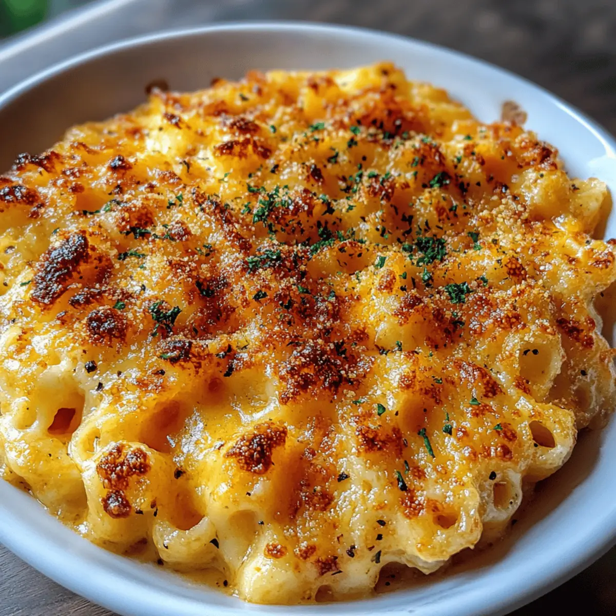 Creamy Baked Cheddar Mac-and-Cheese