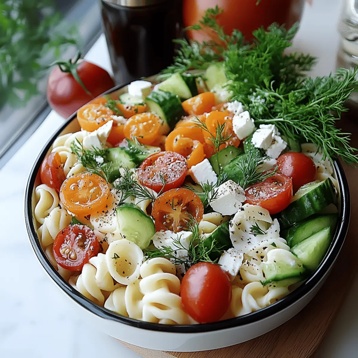 Layered Pasta Salad