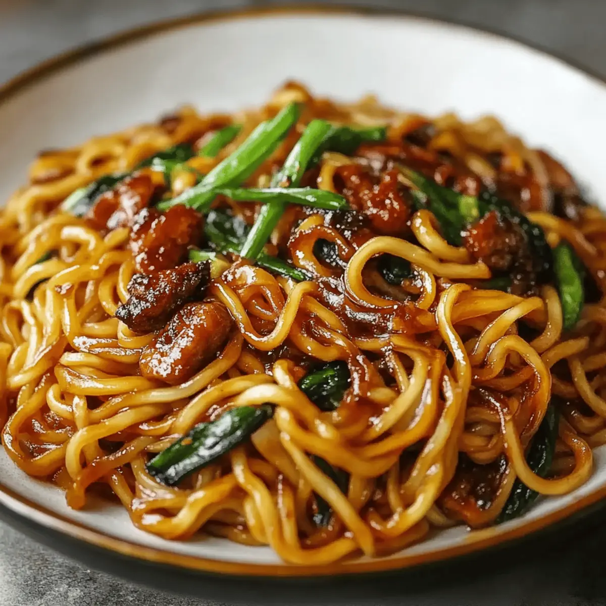 Shanghai Fried Noodles