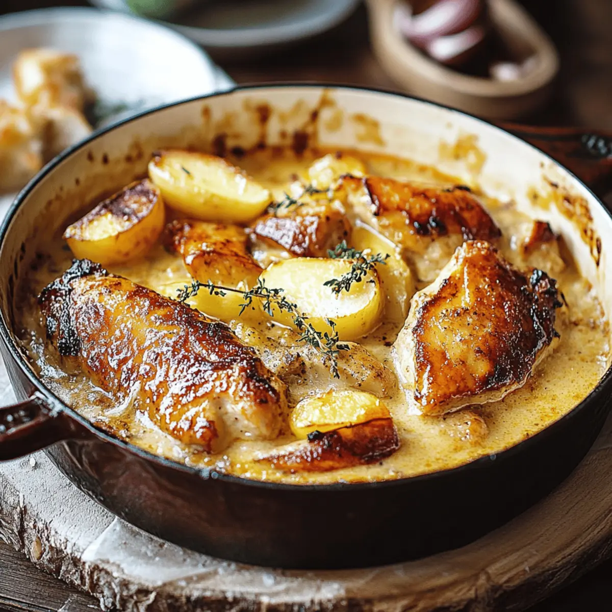 French Chicken Casserole a la Normande