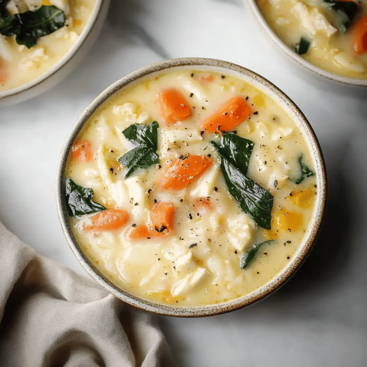 Creamy Turkey Orzo Soup
