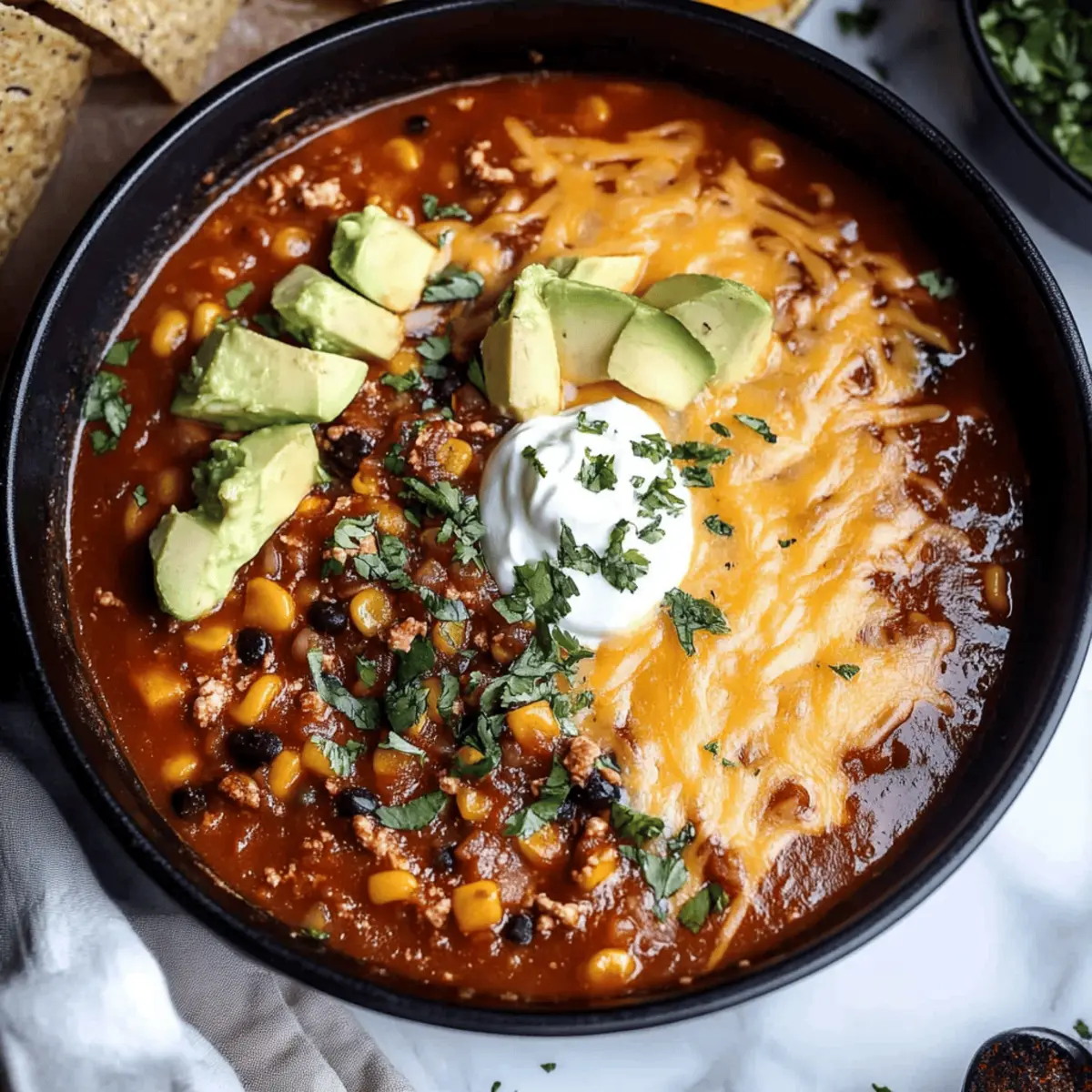 Beef Taco Soup
