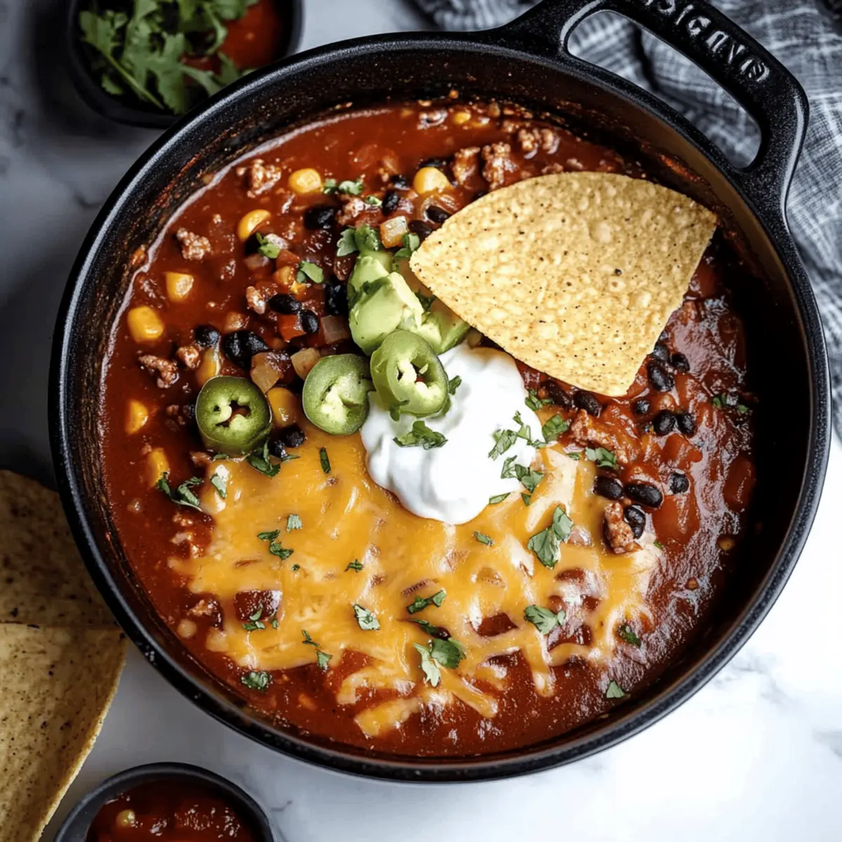 Beef Taco Soup