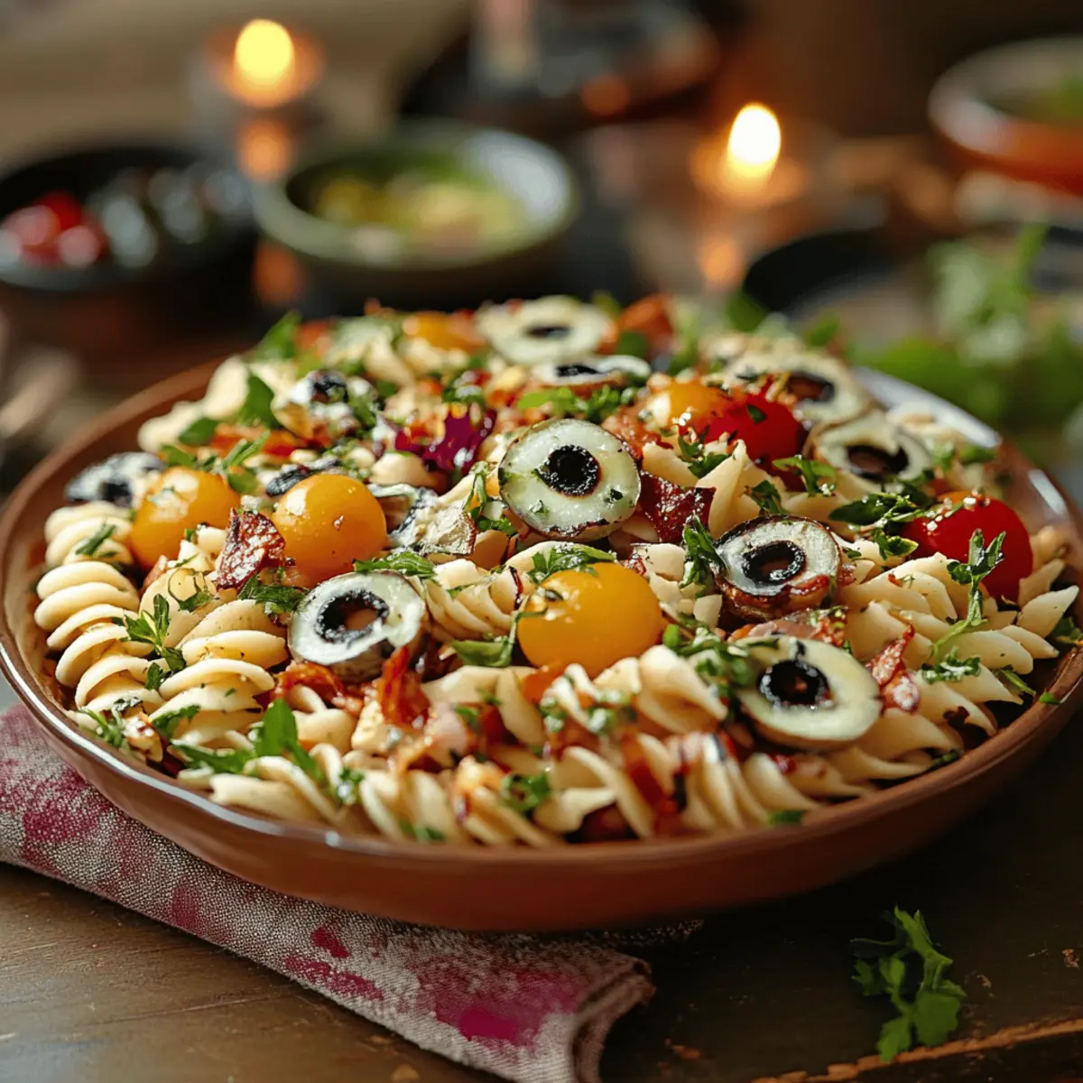Eyeball Pasta Salad