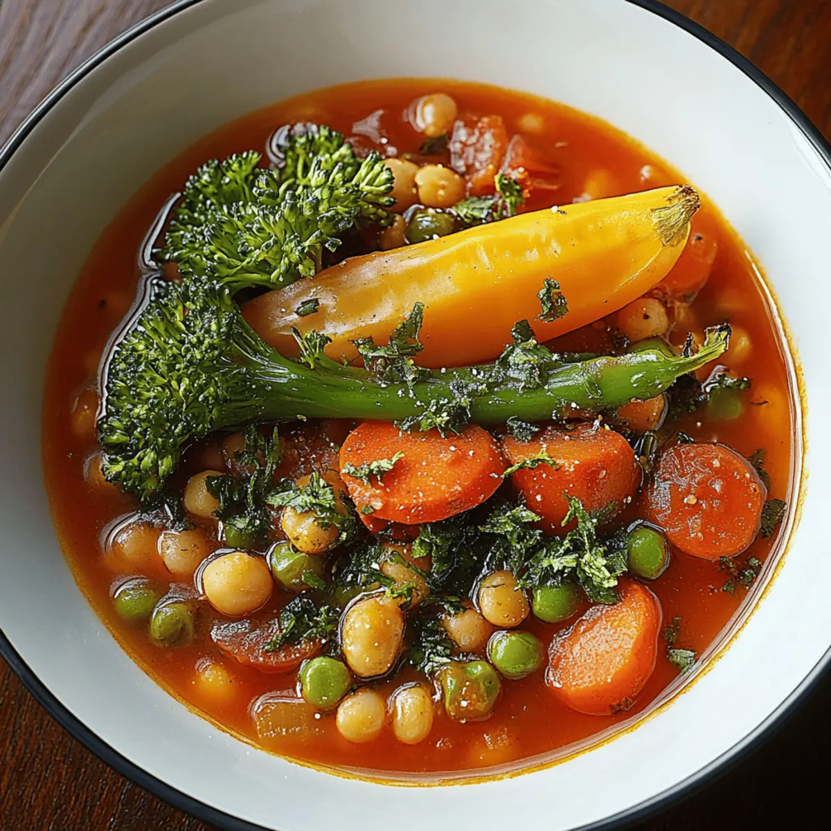 High-Protein Vegetable Soup
