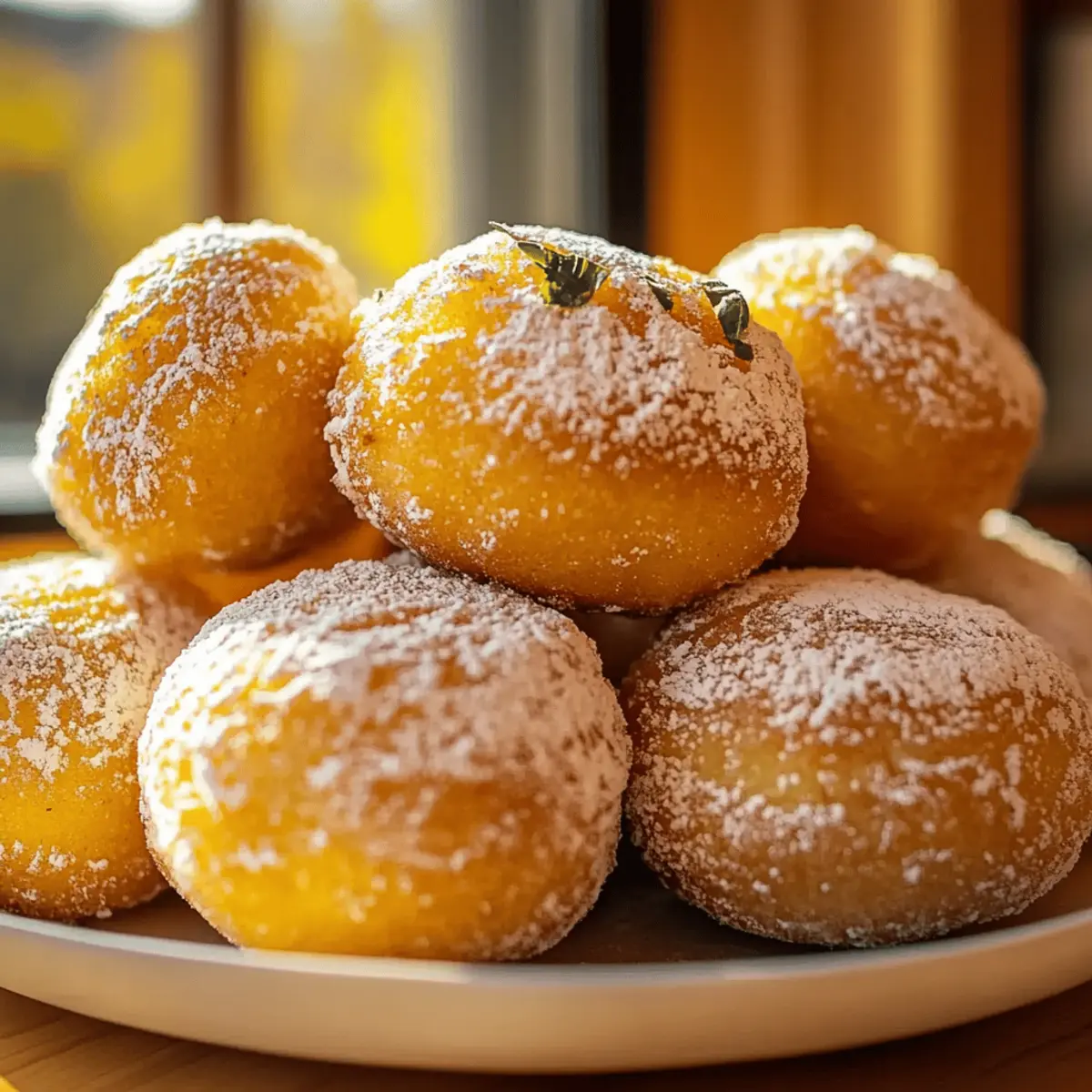 Baked Pumpkin Donut Holes