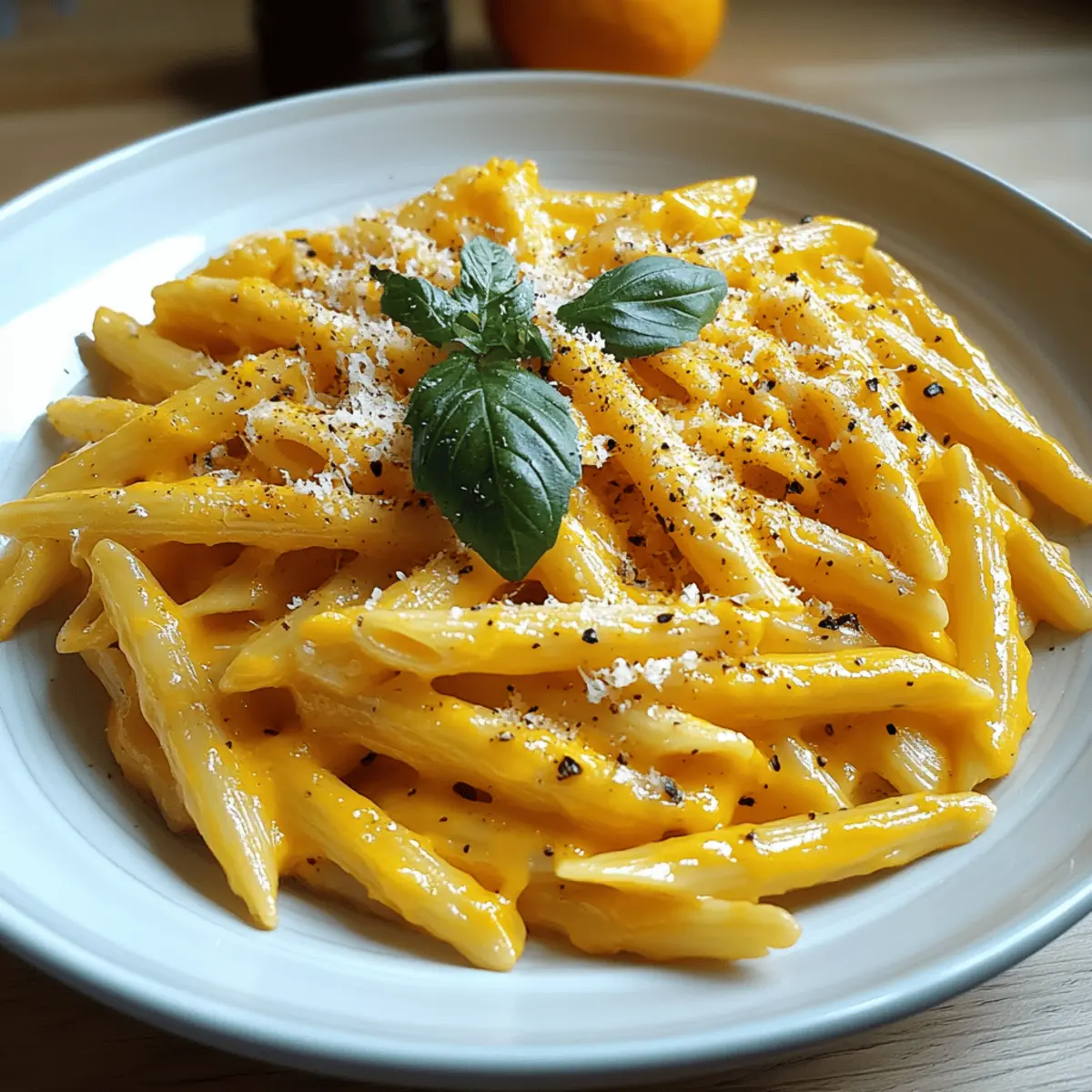 Cheesy Orange Pasta