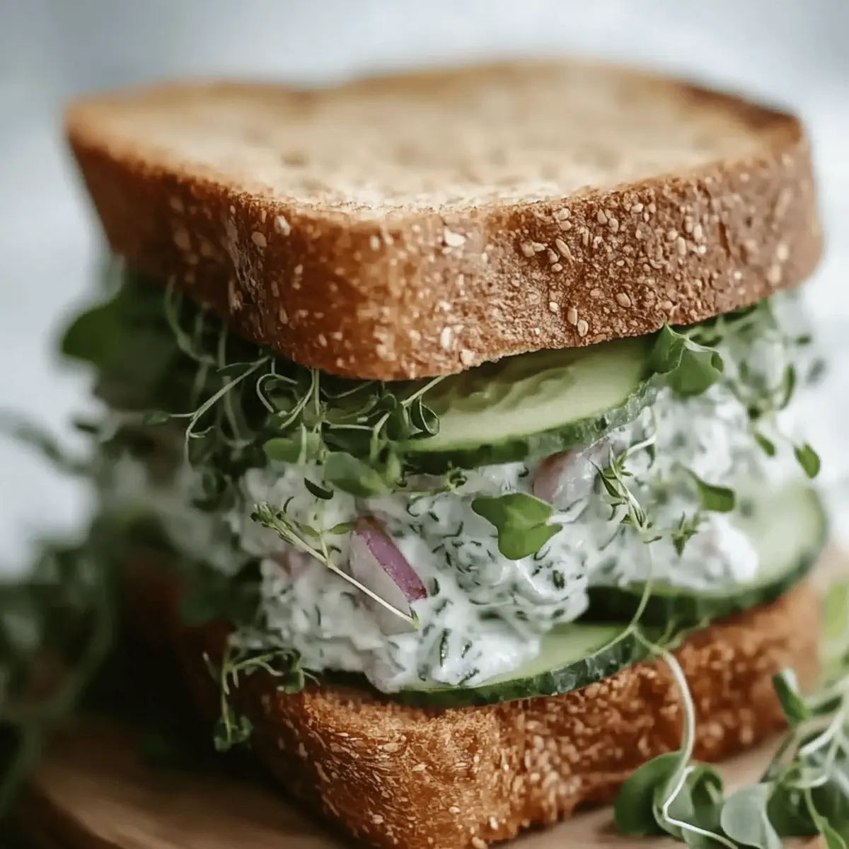 Cucumber Salad Sandwiches