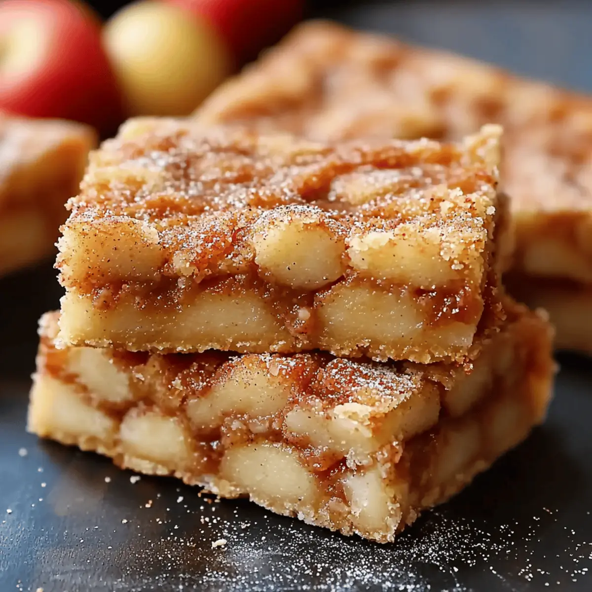 Apple Snickerdoodle Bars