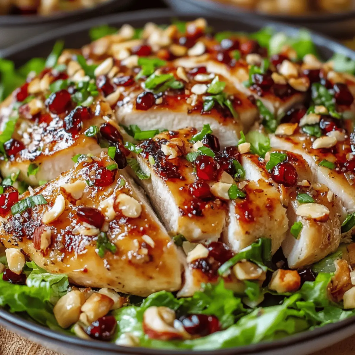 Asian Chicken Cranberry Salad