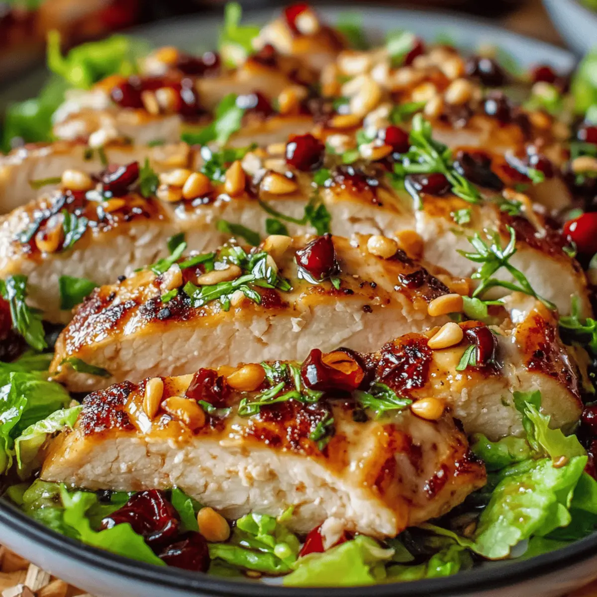 Asian Chicken Cranberry Salad