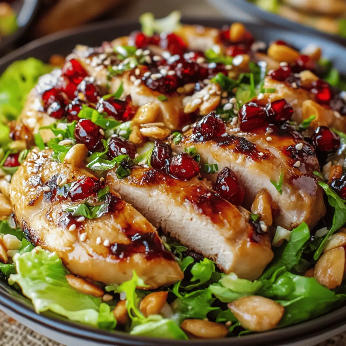 Asian Chicken Cranberry Salad