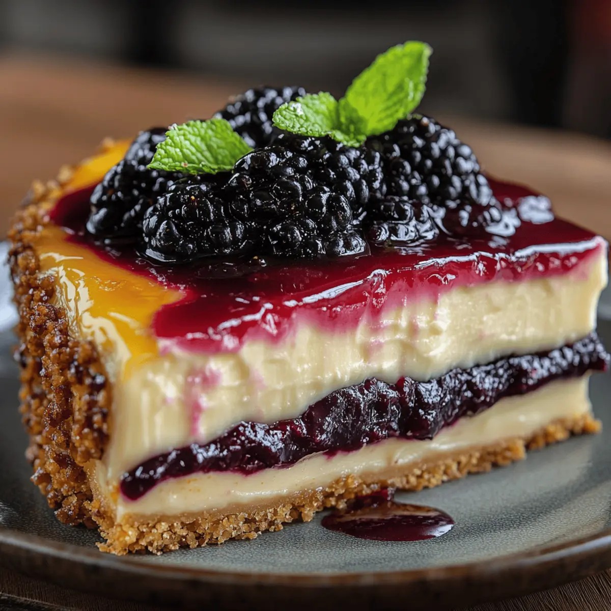 Blueberry Bliss Cheesecake