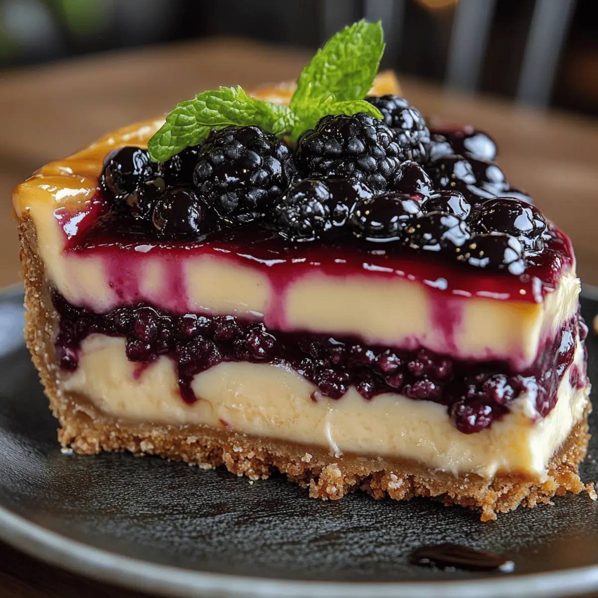 Blueberry Bliss Cheesecake