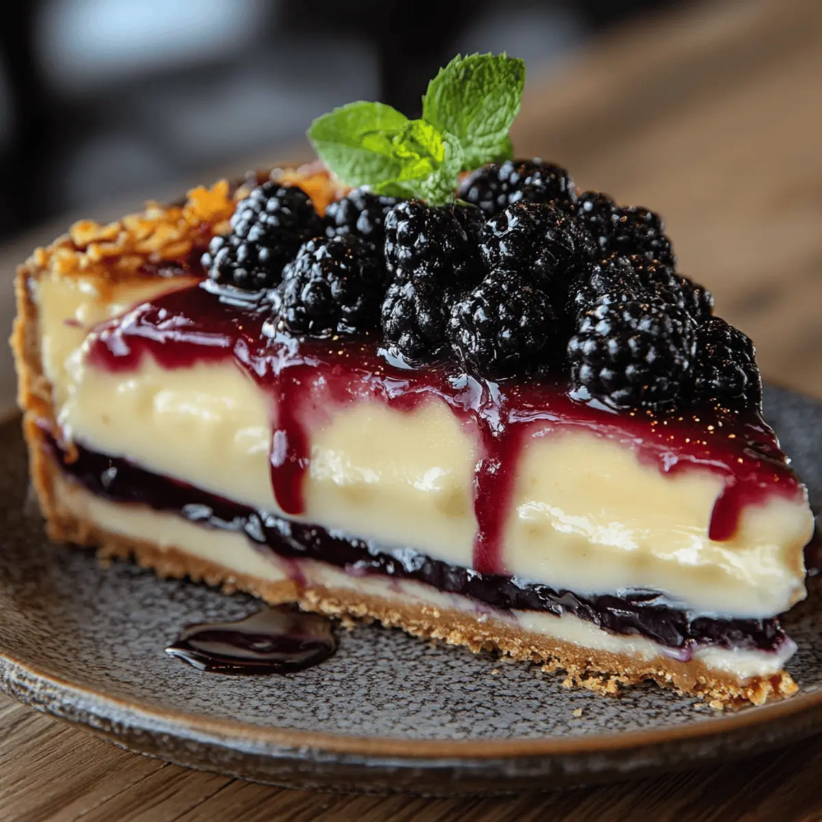 Blueberry Bliss Cheesecake