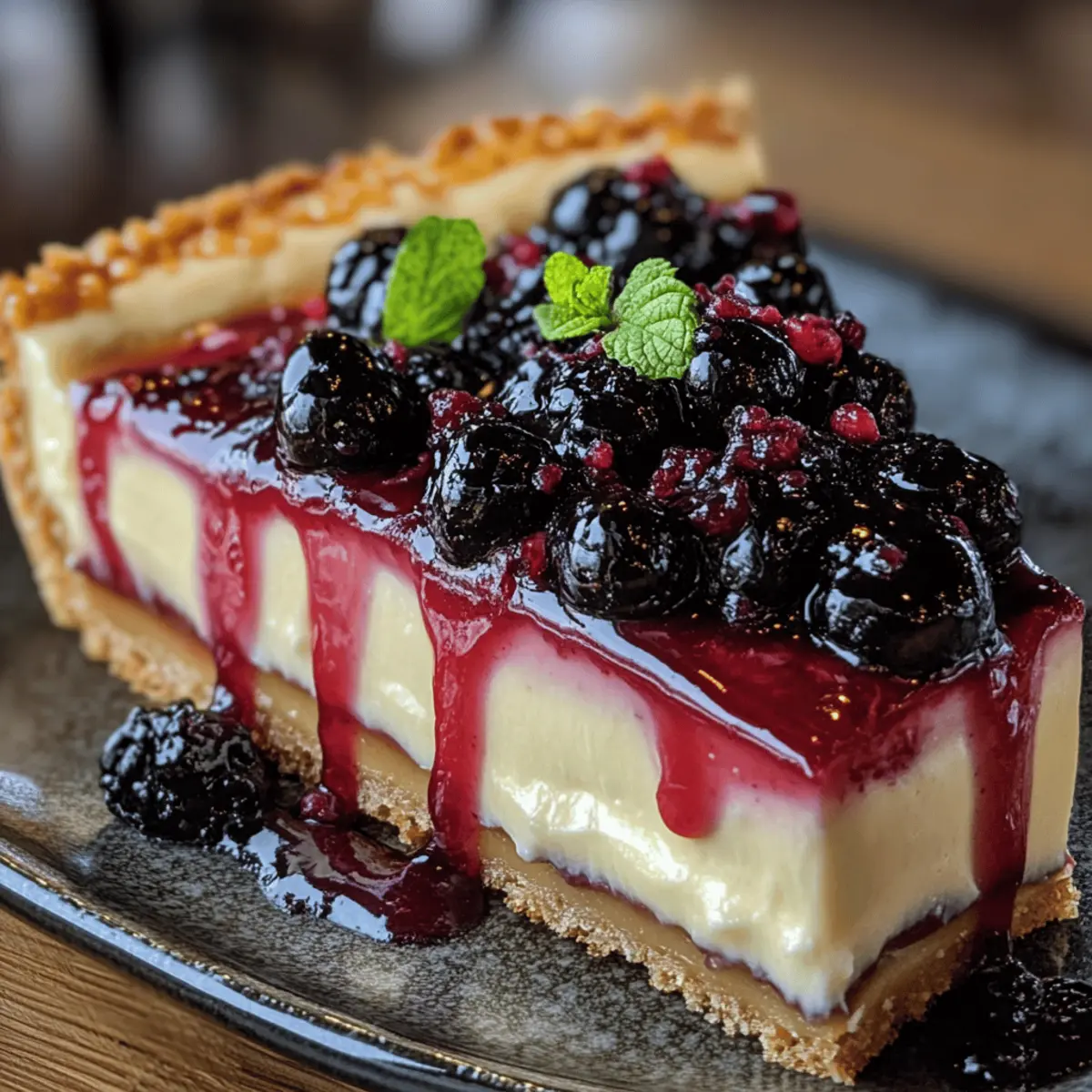 Blueberry Bliss Cheesecake