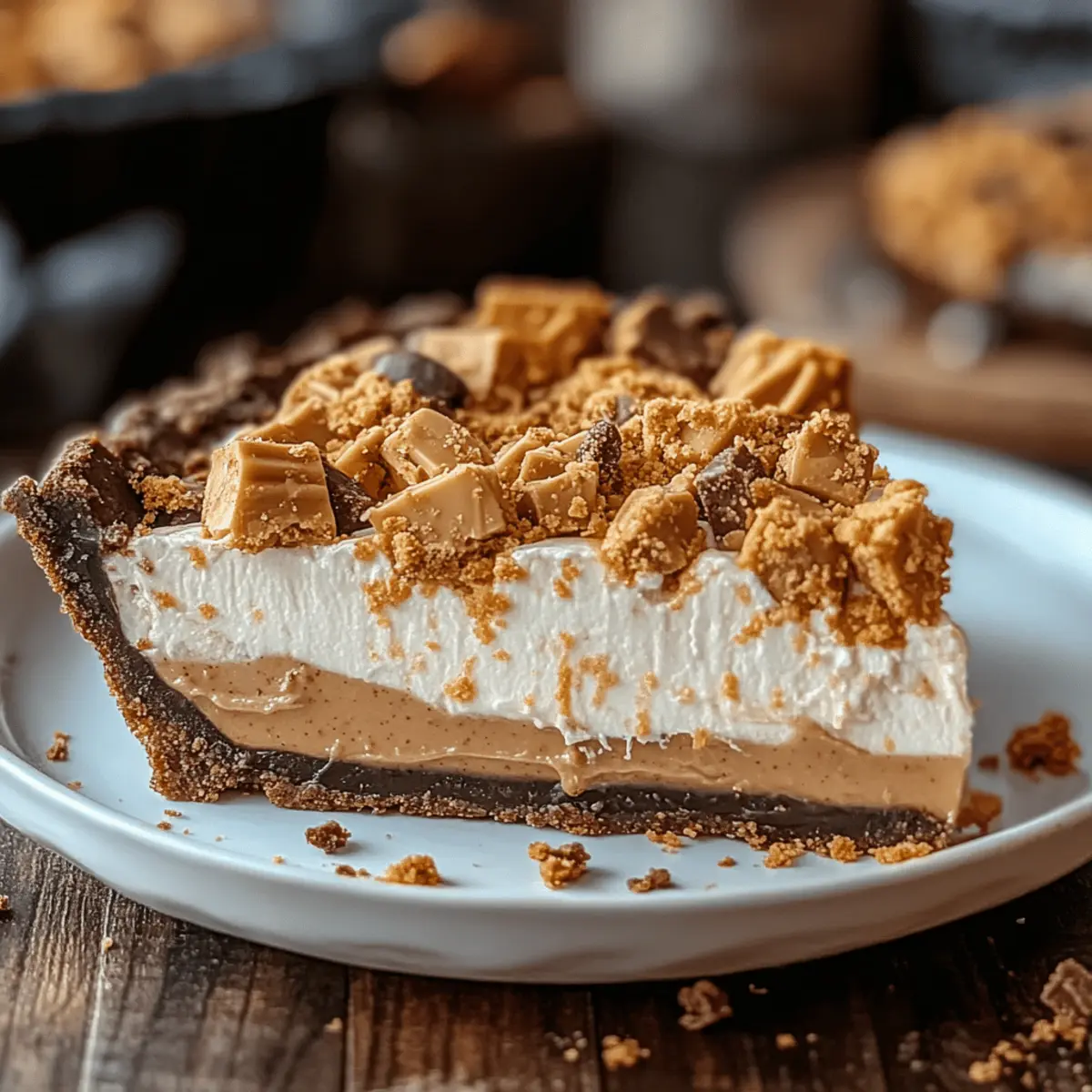 Butterfinger Peanut Butter Pie