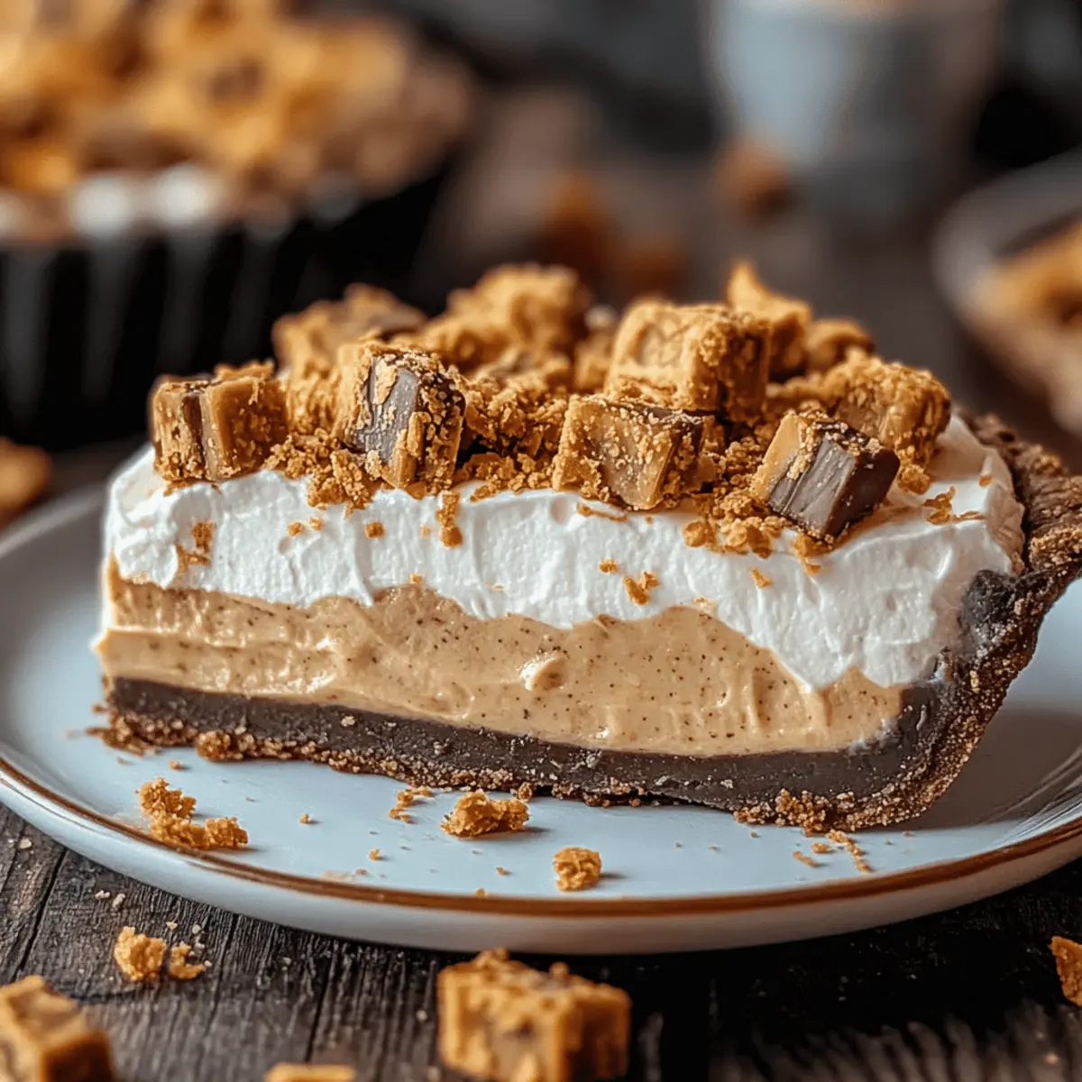Butterfinger Peanut Butter Pie